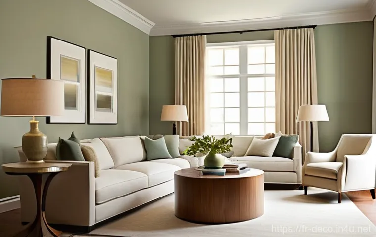 인테리어 코디네이터 자격증 연습 문제 - **Contemporary Living Room with Harmonious Colors and Natural Light**
    "A bright, contemporary li...
